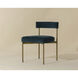 SUNPAN Seneca Antique Brass / Danny Teal Dining Chair, Set Of 2 109133 - Open Box